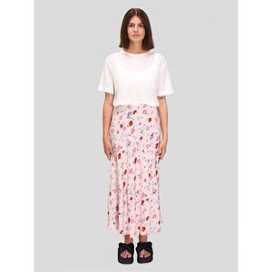 NWOT Samsoe Samsoe Alsop Skirt size XL Midi Pink Garden‎